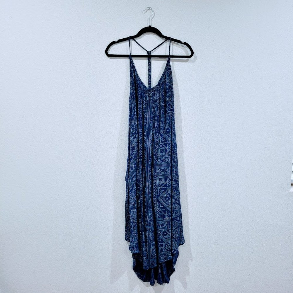 Roxy Blue Pattern Maxi Dress